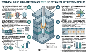 Steel Selection for PET Preform Moulds